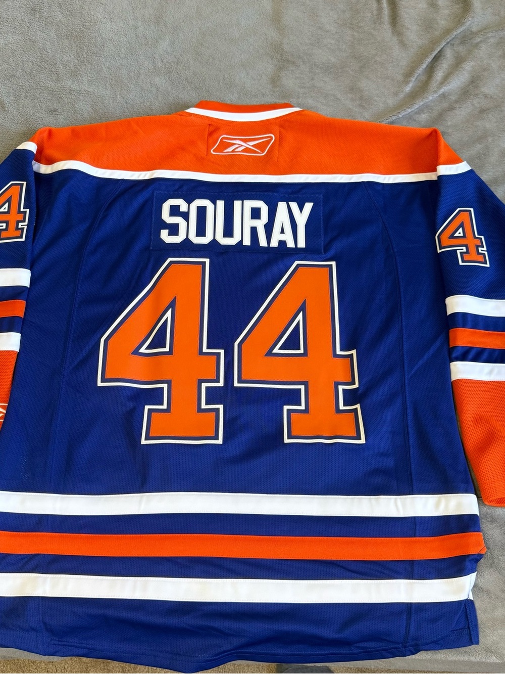 Oilers Jersey Edmonton Souray Reebok NHL Hockey Mens Medium